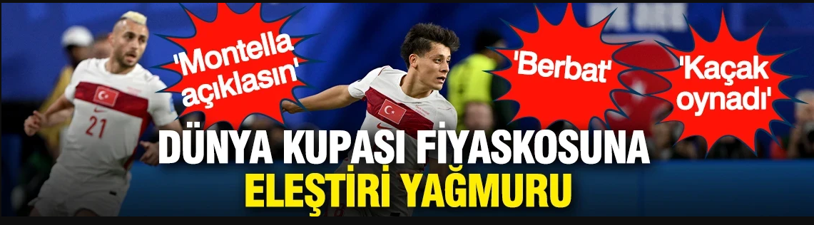 A Milli Takım'ın Dünya Kupasına Veda Etti.